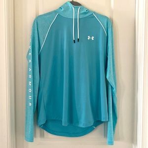Womens Under Armour Heatgear lightweight hoodie XL